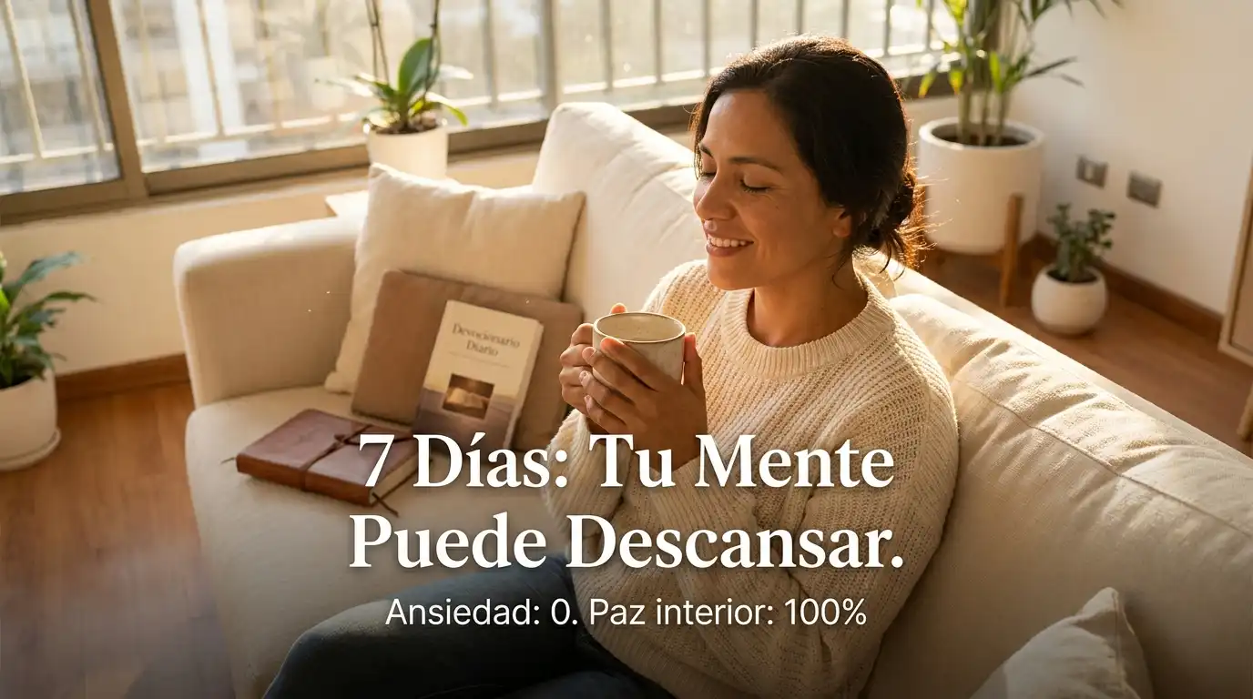 Adiós Ansiedad 30 Días de Paz Perfecta - Devocional Práctico Emocional
