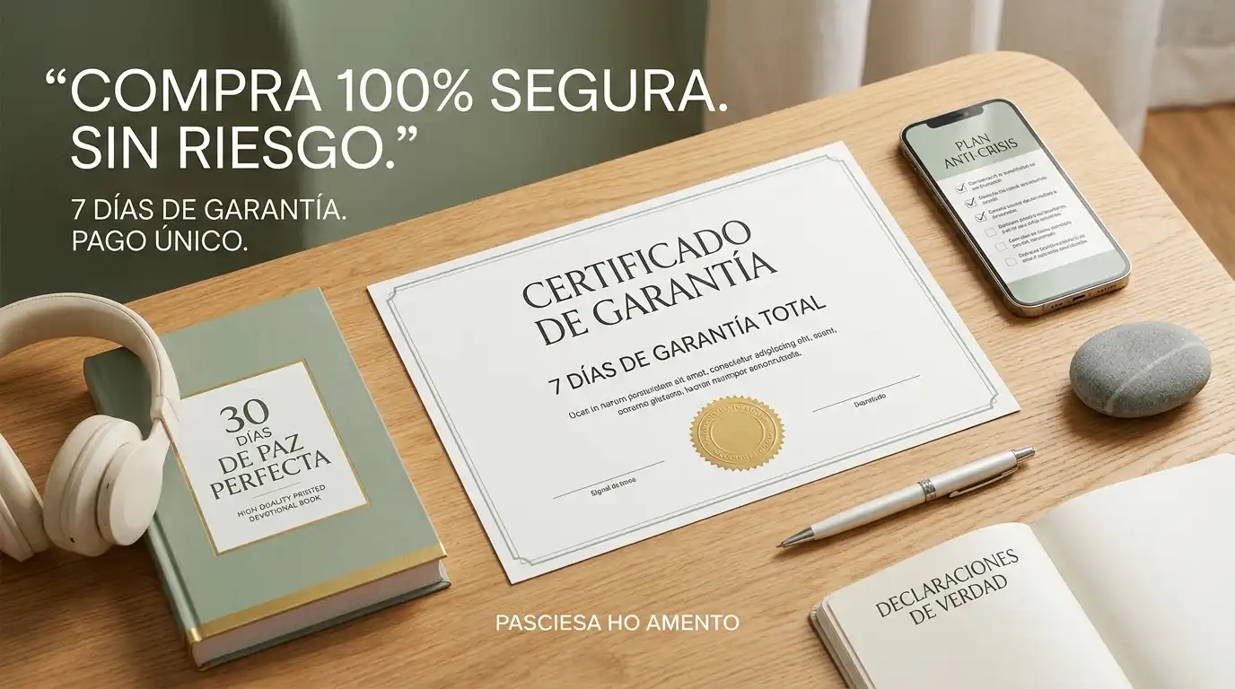 Adiós Ansiedad 30 Días de Paz Perfecta - Devocional Práctico Emocional