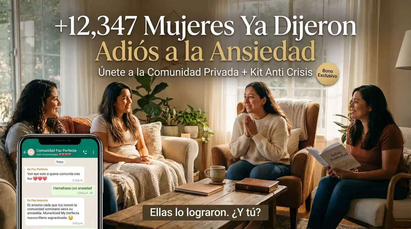 Adiós Ansiedad 30 Días de Paz Perfecta - Devocional Práctico Emocional